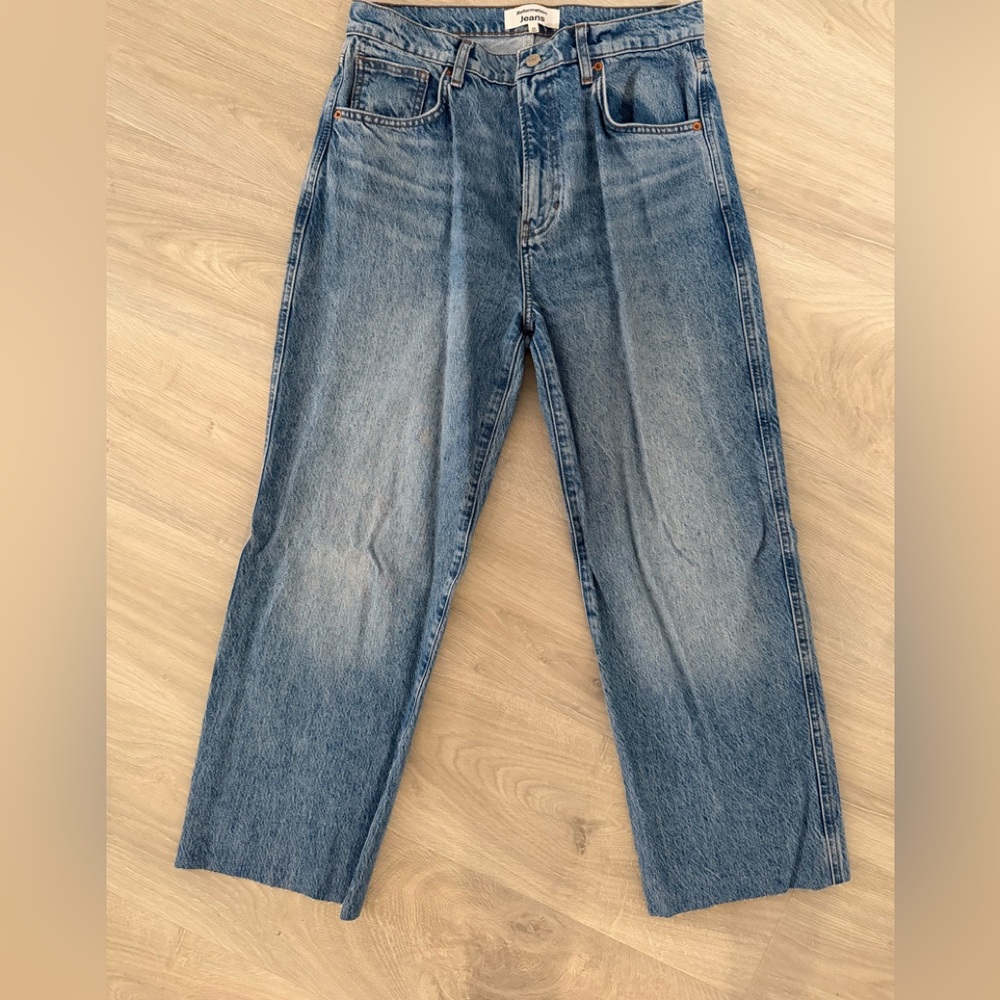 Reformation Straight Blue Jeans